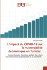 Image for L&#39;impact du COVID-19 sur la vulnerabilite economique en Tunisie