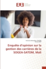 Image for Enquete d&#39;opinion sur la gestion des carrieres de la SOGEA-SATOM, Mali
