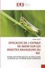 Image for Efficacite de l&#39;Extrait de Neem Sur Les Insectes Ravageurs Du Riz