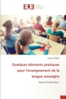 Image for Quelques elements pratiques pour l&#39;enseignement de la langue amazighe