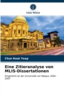 Image for Eine Zitieranalyse von MLIS-Dissertationen