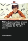 Image for Attitudes de valeur envers les mathematiques dans les classes de 7e a 9e annee