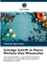 Image for Schrage Schrift in Pierre Michons Vies Minuscules