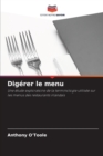 Image for Digerer le menu