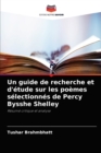 Image for Un guide de recherche et d&#39;etude sur les poemes selectionnes de Percy Bysshe Shelley