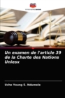 Image for Un examen de l&#39;article 39 de la Charte des Nations Uniesx
