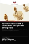 Image for Facteurs entravant la croissance des petites entreprises