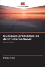 Image for Quelques problemes de droit international