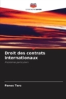 Image for Droit des contrats internationaux