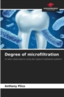 Image for Degree of microfiltration