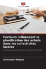 Image for Facteurs influencant la planification des achats dans les collectivites locales
