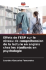 Image for Effets de l&#39;ESP sur le niveau de comprehension de la lecture en anglais chez les etudiants en psychologie
