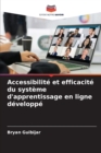 Image for Accessibilite et efficacite du systeme d&#39;apprentissage en ligne developpe