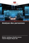 Image for Analyse des personnes