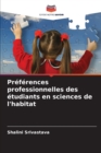 Image for Preferences professionnelles des etudiants en sciences de l&#39;habitat