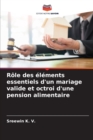 Image for Role des elements essentiels d&#39;un mariage valide et octroi d&#39;une pension alimentaire