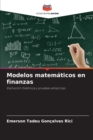 Image for Modelos matematicos en finanzas