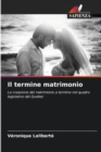 Image for Il termine matrimonio