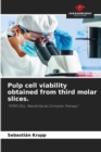 Image for Pulp cell viability obtained from third molar slices.