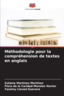 Image for Methodologie pour la comprehension de textes en anglais