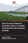 Image for Analyse Des Panneaux Solaires Pour Le Systeme d&#39;Irrigation Par Pompage Solaire