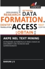 Image for Akpe Nel Text Mining