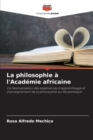 Image for La philosophie a l&#39;Academie africaine