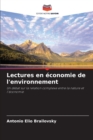 Image for Lectures en economie de l&#39;environnement
