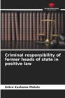 Image for Criminal responsibility of former heads of state in positive law