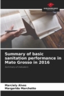 Image for Summary of basic sanitation performance in Mato Grosso in 2016