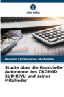 Image for Studie uber die finanzielle Autonomie des CRONGD SUD-KIVU und seiner Mitglieder