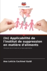 Image for (In) Applicabilite de l&#39;institut de suppression en matiere d&#39;aliments