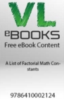 Image for List of Factorial Math Constants