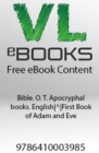 Image for Bible. O. T. Apocryphal books. English^First Book of Adam and Eve
