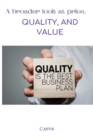 Image for A broader look at price, quality, and value