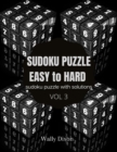 Image for Sudoku puzzle easy to hard sudoku puzzle with solutions vol 3 : WALLY DIXON Sudoku Puzzles Easy to Hard: Sudoku puzzle book for adults Large Print Sudoku Puzzles (Green)