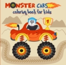 Image for Monster cars coloring book for kids