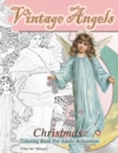 Image for Vintage Angels christmas coloring book for adults relaxation