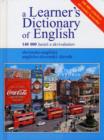 Image for A Learner&#39;s Dictionary of English : Slovak-English and English-Slovak