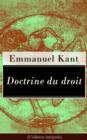 Image for Doctrine du droit (L&#39;edition integrale)