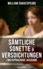 Image for Samtliche Sonette &amp; Versdichtungen  (Zweisprachige Ausgabe: Deutsch-Englisch)