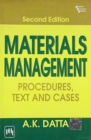 Image for Materials Management : Procedures, Texts and Cases