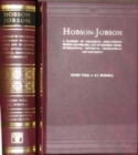 Image for Hobson-Jobson : A Glossary of Colloquial Anglo-Indian Words and Phrases and of Kindred Items, Etymological, Historical, Geographical and Discursive