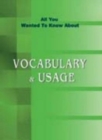 Image for Vocabulary and Usage