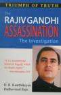 Image for Rajiv Ghandi Assassination : The Investigation