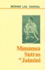 Image for Mimamsa Sutras of Jaimini.
