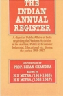 Image for Indian Annual Register An Annual Digest of Public Affairs of India Recording the Nation&#39;s 1919-1947 Volume-44