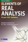 Image for Elements of Real Analysis