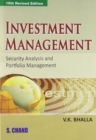 Image for Investment Management : Security Analysis and Portfolio Management