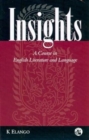 Image for Insights : A Course in English Literature and Language